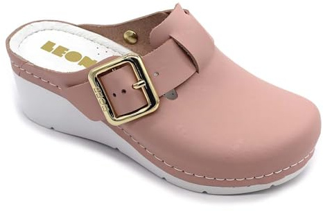 Leon 1024 Sabots Mules Chaussons Chaussures, Femme, Rose, EU 39