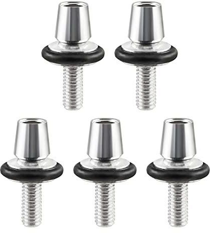 ZIDDAR Lot de 5 tendeurs de câble de frein pour vélo en alliage d'aluminium - Étrier en V - Ajusteur de levier