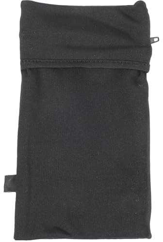 HOMSFOU Brassard de Téléphone Portable de Sport Noir Pochette Élastique Respirante Fermeture Éclair Support de Téléphone pour Course à Pied et Salle de Sport Taille Mini Accessoire