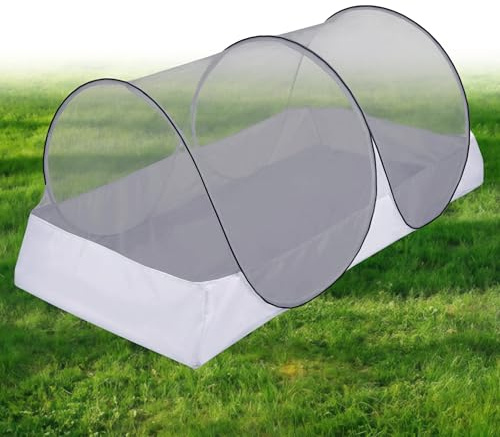 Moustiquaire pour lit, 200x100x73cm, pour Camping et Bureau, Portable | Protège des insectes; pop-up; facile à ranger.