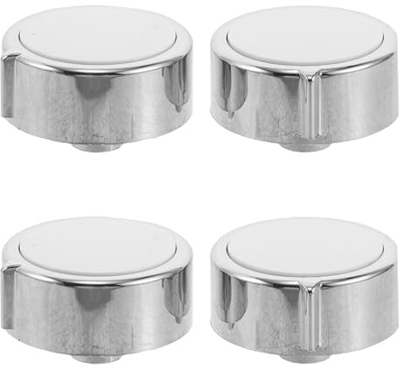 Cabilock Set 4 Pezzi Manopola del Timer e Manopola Interruttore della Pentola a Pressione, Accessori di Controllo per Friggitrice ad Aria e Forno, Manopole Sostitutive Albero Tipo d