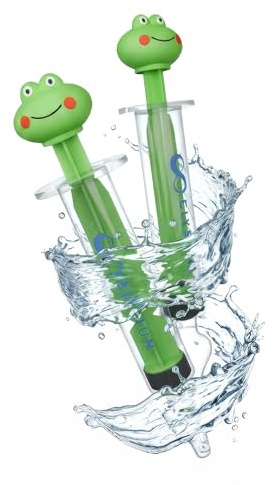 ELYSIUM 2x Nasendusche Baby - 10ml Nasenspritzen für Kinder, Frosch | Tiermotiv, Wiederverwendbar, Ideal bei Schnupfen & Erkältung - Sanfte & Sichere Nasenspülung