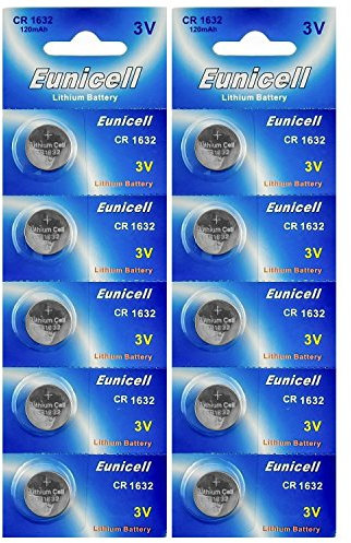 10 X CR1632 DL1632 LM1632 CR 1632 Batteries Button Cells Lithium 3V