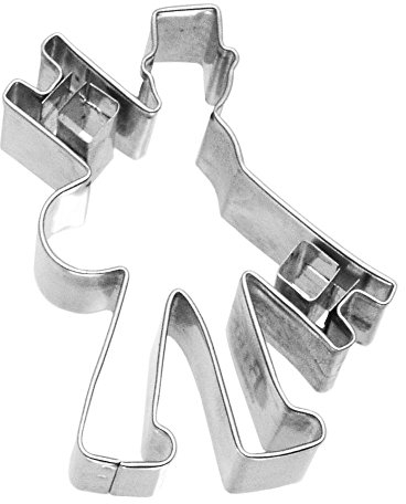 Birkmann Ausstechform Schornsteinfeger, Ausstecher, Plätzchenform, Keks, Plätzchen, Edelstahl, 7 cm, 193369