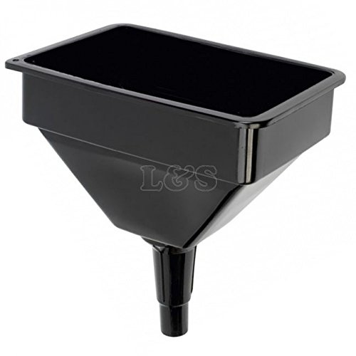 L&S Engineers Rectangular Garage Funnel with Filter