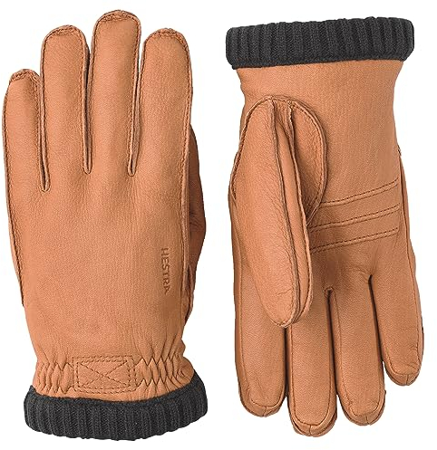 Hestra Deerskin Primaloft Rib Winter Work Gloves - Cork - 11