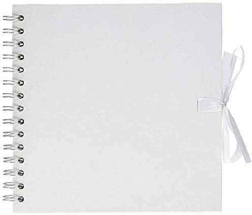 Artemio Scrapbooking-Album, 20 x 20 cm, Spiralbindung, Weiß