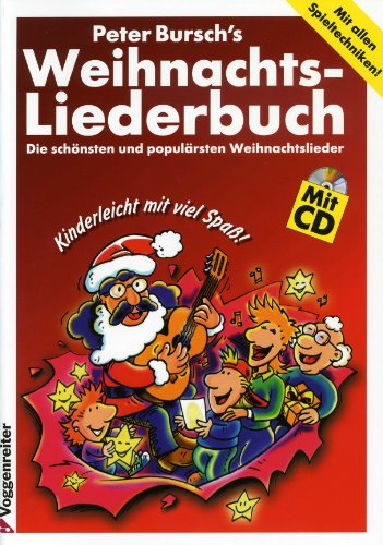 WEIHNACHTSLIEDERBUCH - arrangiert für Gitarre - mit CD [Noten/Sheetmusic] Komponist : BURSCH PETER