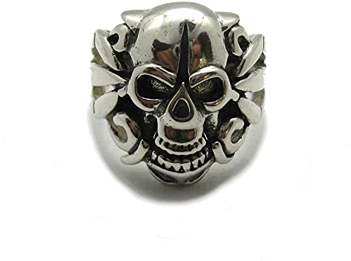 Sterling silber ring Totenkopf 925 Empress Größe 52-75 R001185