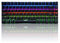 ACGAM Langlebige RGB-Tastatur, mechanisch, AK33, 82 Tasten, Blaue Schalter, LED-Hintergrundbeleuchtung, Aluminium, tragbare kabelgebundene Gaming-Tastatur für Spiele