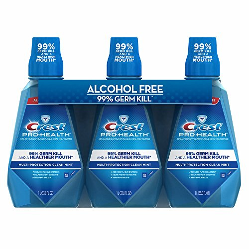 Crest 76380 Pro Health Multiprotection Rinse 3 Pack 1 L, Shape, (Pack of 1)