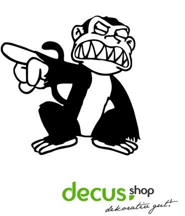 Decus Evil Monkey Family Guy böser AFFE // Sticker OEM JDM Style Aufkleber