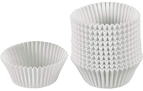 Original Kaiser Inspiration Muffin Förmchen Papier, 200 Stück, weiß, Standardgröße 7 cm, Muffinförmchen Papier fettdicht, ideal für süße und herzhafte Muffins