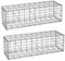 Estexo Lot de 2 gabions avec Spirales et entretoises 100 x 30 x 30 cm