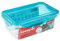 keeeper Frischhaltedose, 22,5 x 13,5 x 8,2 cm, 1,35 l, Tino Tritan, Blau