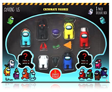 Among Us P.M.I Crewmate Figures - 8 Pack Deluxe Box (S1) (Random) (AU2070)