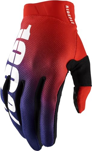 100% Unisex Handschuhe Ridefit, Korp - Rot Violett, M, HU-GLO-0051