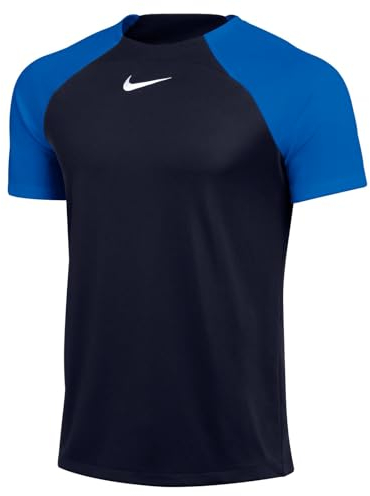 NIKE DF Academy PRO, T-Shirt Uomo, Obsidian/Royal Blue/White, L