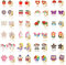 CASSIECA 24 Paires Boucles d'oreilles Clip Boucles d'oreilles Sans Oreilles Percées pour Fille Adolescente Femme Enfants Bambin Animaux Mignon Papillon Hypoallergénique Boucles d'oreilles Ensemble,
