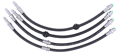 Doo Engy Bremsschläuche Bremsleitungen Bremsschlauch Satz Bremssystem Gummischlauch Hinten Links Rechts Vorne für 3er E46