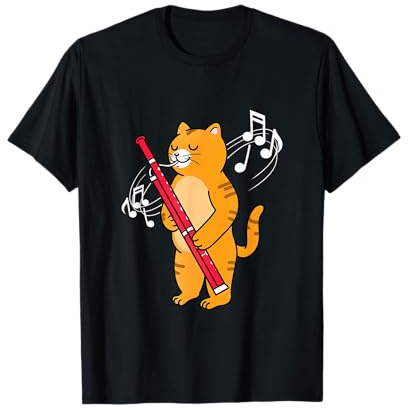Chat Jouant Du Basson T-Shirt