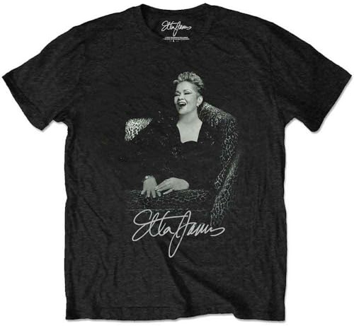 Etta James T Shirt Etta Seated Official Mens Black L
