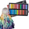 tizas para el pelo niñas y niños De 24 Colores, Tiza Temporal Para TeñIr El Cabello, Varita Desechable Lavable Para Cosplay, Fiesta, Navidad, Regalos De CumpleañOs