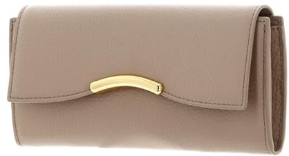 Coccinelle Leder Geldbörse Wallet Grained Leather Toasted beige