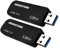 Gigastone Z30 Clé USB 3.2 Gen 1 128 Go, Lot de 2 USB avec Performance Fiable, Rétractable sans Capuchon Conception, Compatible avec Interface USB 2.0 / USB 3.0 / USB 3.1