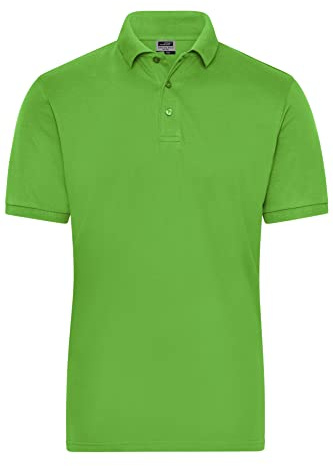 James & Nicholson Herren Bio Workwear Polo Stretch - Polo aus weichem Elastic-Piqué