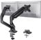 ErGear Dual Monitor Arm Desk Mount for 17 to 32 Inch Screens, Dual Stand for Curved Flat Screens, Double Monitor Arm Support VESA 75/100 mm