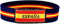 Only faith Pulsera Elastica Bandera España Pulsera de tela elastica Hombre Ajustable Bandera Paracord Amarillo y rojo negro Regalo para Hombre (Elástica Azul Bandera)