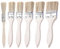 Belegao Paint Brush Set for Decorating, 6pcs Wall Paint Brushes with Wood Handle in 0.5 1 1.5 2 inch Bristle Brushes Mulitple Sizes for Walls Ceilings, Metal, Wood, Plaster