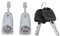 Bohaner 2 x Türschloss Schließzylinder mit 2 Schlüssel Vorne Links Rechts für VW Lupo 6X1 Passat 3B2 3B3 Passat Variant 3B5 3B5 3B6 3B0837167 3B0837168