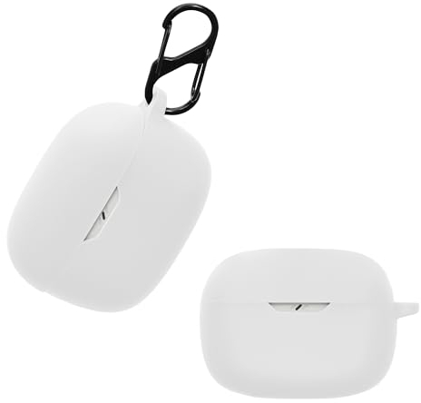 kwmobile Hülle kompatibel mit JBL Wave Beam/Beam 2 / Wave 200TWS Hülle - Kopfhörer Case - TPU Silikon Cover - Schutzhülle in Weiß