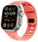 RYLIXAR Correa de Silicona Compatible con Apple Watch Ultra/Series 10/9/8/7/6/5/4/3/2/1/SE, 38-49mm, Deportiva (Rosa, 38mm/40mm/41mm/42（series 10）)