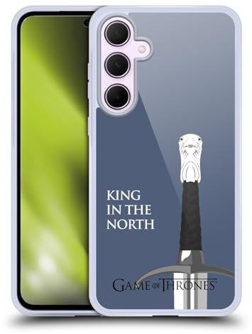 Head Case Designs Offizielle HBO Game of Thrones Longclaw King North Grafiken Gel Handyhülle Hülle [Militärischer Schutzgrad] Kompatibel mit Samsung Galaxy A35 5G