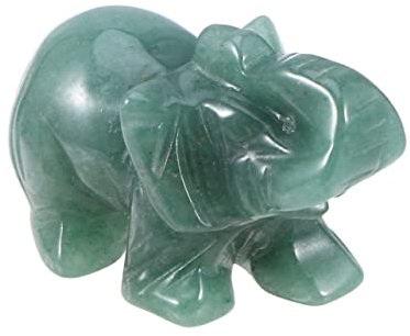 Cabilock Jade Elefant Dekoration Aus Dongling Jade Handgeschnitzte Figurine Für Heim Und Büro Kunstvolles Feng Shui Ornament Perfektes Für Freunde Und Familie
