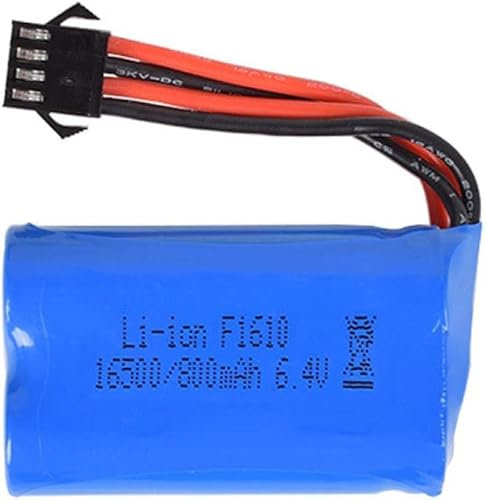 ZWDCVFGK Batterie Li-ION 6,4 V 800 mAh 16500 RC Toys Batterie, pour véhicules et Jouets télécommandés