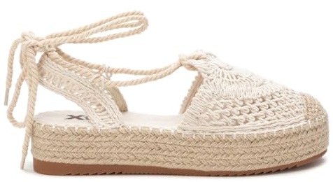 XTI - Keilsandalen Damen Beige - Bequeme und vielseitige Schuhe - Casual Mode - Modell 13033002 (Größe 40)