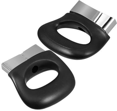 CHICAMPERA 2pièces Lot De Poignées De Remplacement Plastique Pour Cuisinière Couleur Naturel