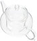 Alipis Tetera de Vidrio Transparente Infusor para y Herbal para Hogar y Oficina