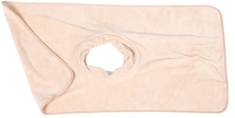 Wiederverwendbare Liegenabdeckung mit Gesichtsloch 80x40cm Khaki | Cloth Ausführung, für Kliniken und Krankenhäuser, Dicke Polsterung mit Lochdesign