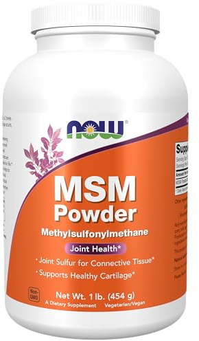 NOW Foods MSM Methylsulphonylmethane, Powder - 454g
