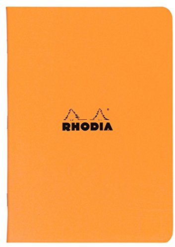 Rhodia 119168C Heft (DIN A4, 21 x 29,7 cm, liniert, 48 Blatt) 1 Stück orange