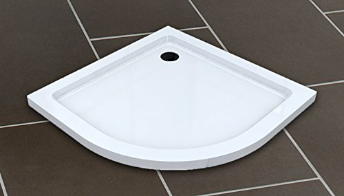 50 mm Plato de ducha cuarto de círculo 90x90 / Plato de ducha para la ducha ducha mampara de ducha