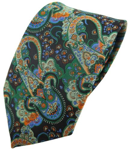 TigerTie Designer Krawatte in Paisley gemustert