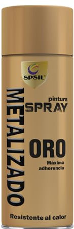 Flacon spray Peinture or métallisé 200 ml. 8681