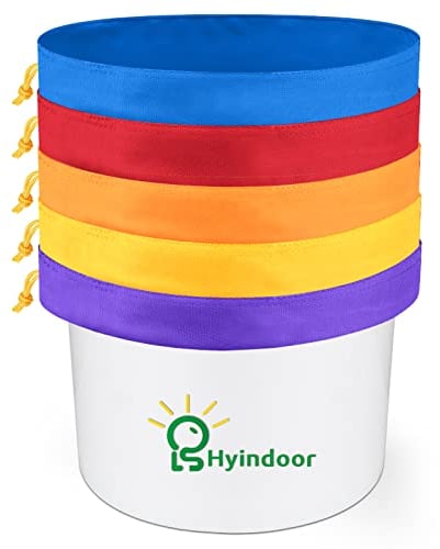 Hyindoor Bubble Bag 5 Gallon 5 Sacs Kit d'Extraction d'Essence de Herbacée pour l'Extraction d'Herbes par Extraction de Glace