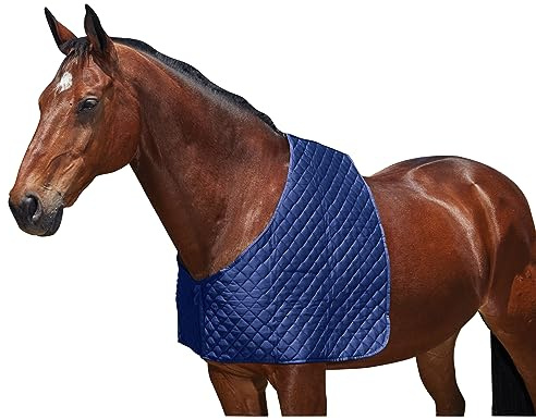 WeatherBeeta Deluxe Shoulder Guard, Navy, Pony